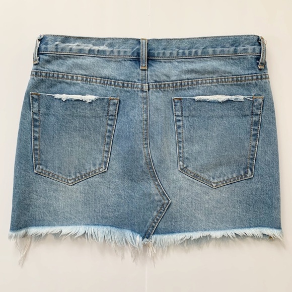 by the way. Tara Denim Mini Skirt - Picture 4 of 8